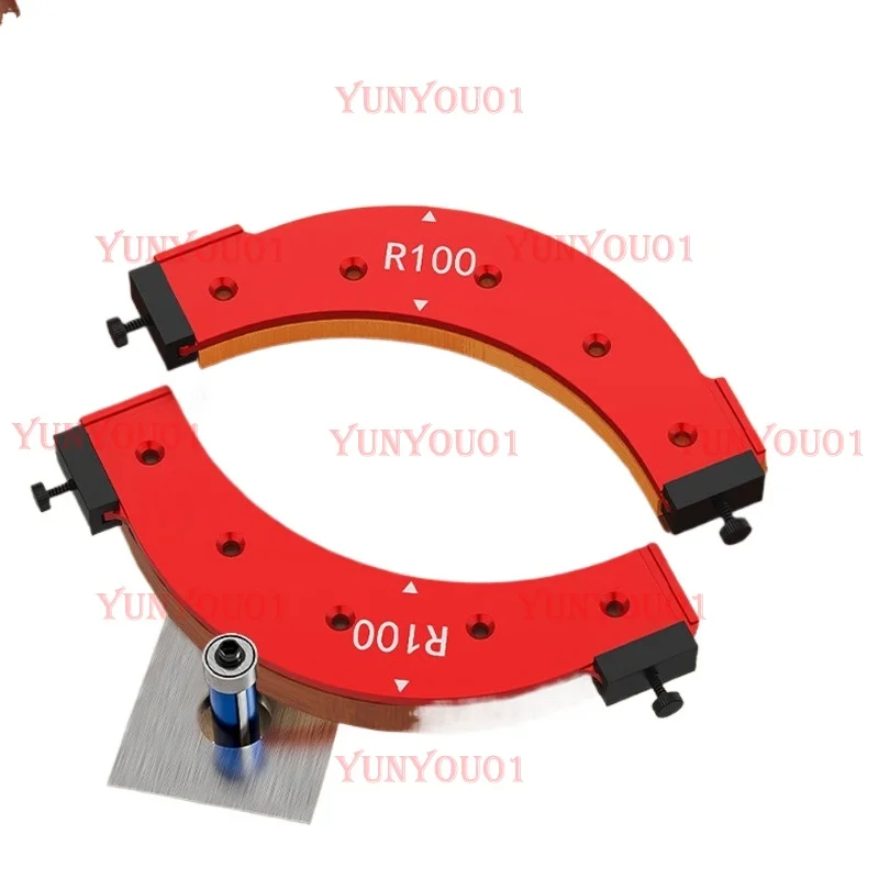 Woodworking Inner and Outer Corners Large Arc Formwork Wardrobe Corner Trimming Machine Arc Chamfer Auxiliary Trimming Tool