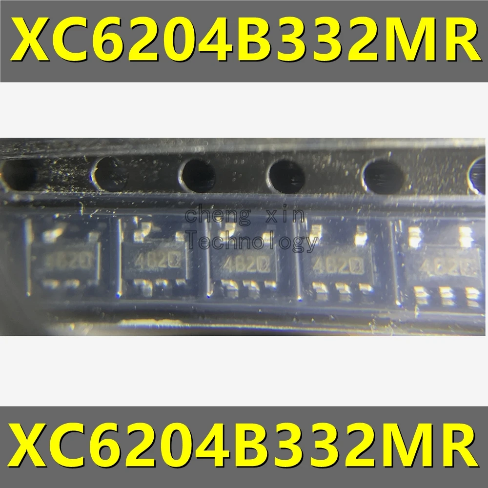 XC6204B332MR 100pcs 50PCS 20PCS Linear Voltage Regulators (LDO) SOT-23-5 XC6204B332 silkscreen:4B2