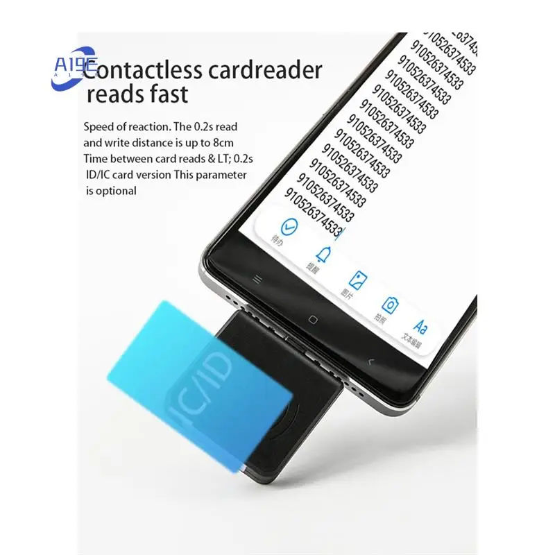 

A19E-Mini Type C Interface 134.2Khz RFID EMID FDX-B Animal ID Reader Suitable For Ear Tag Ankle Tag For Cattle Pig Chicken