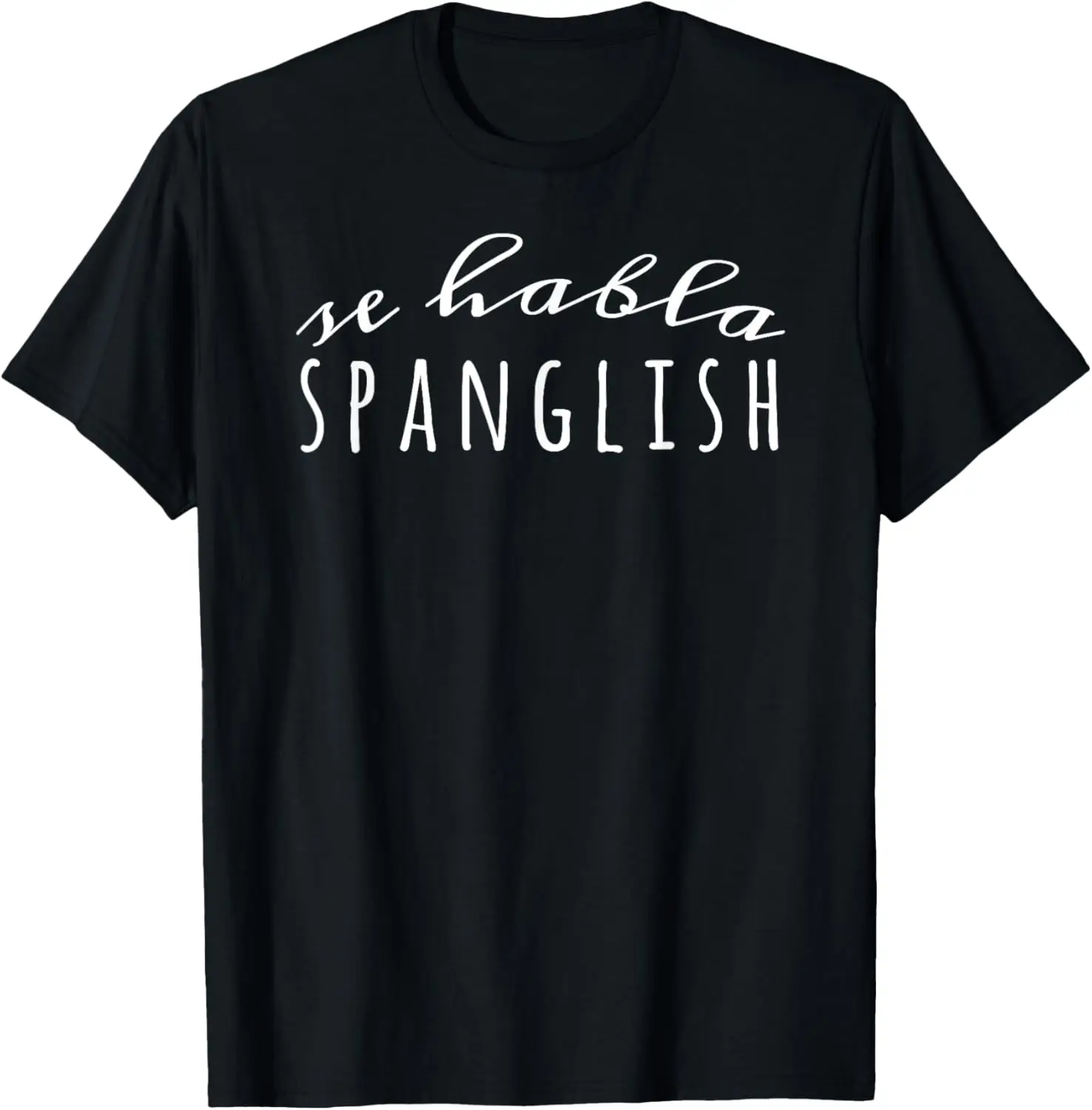 Se Habla Spanglish Camiseta Español Langua