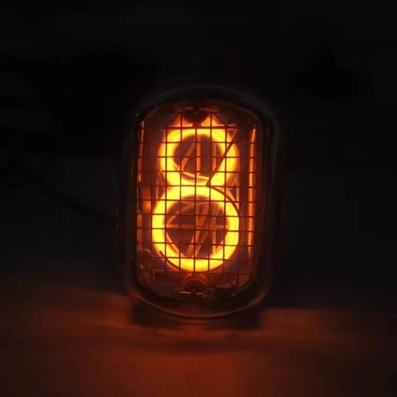 IN-12 A Glow Tube 1Pcs Light Emitting Tube Retro Glow Clock Electronic Nixie Tubes DIY Luminous Digital Clocks Accessories