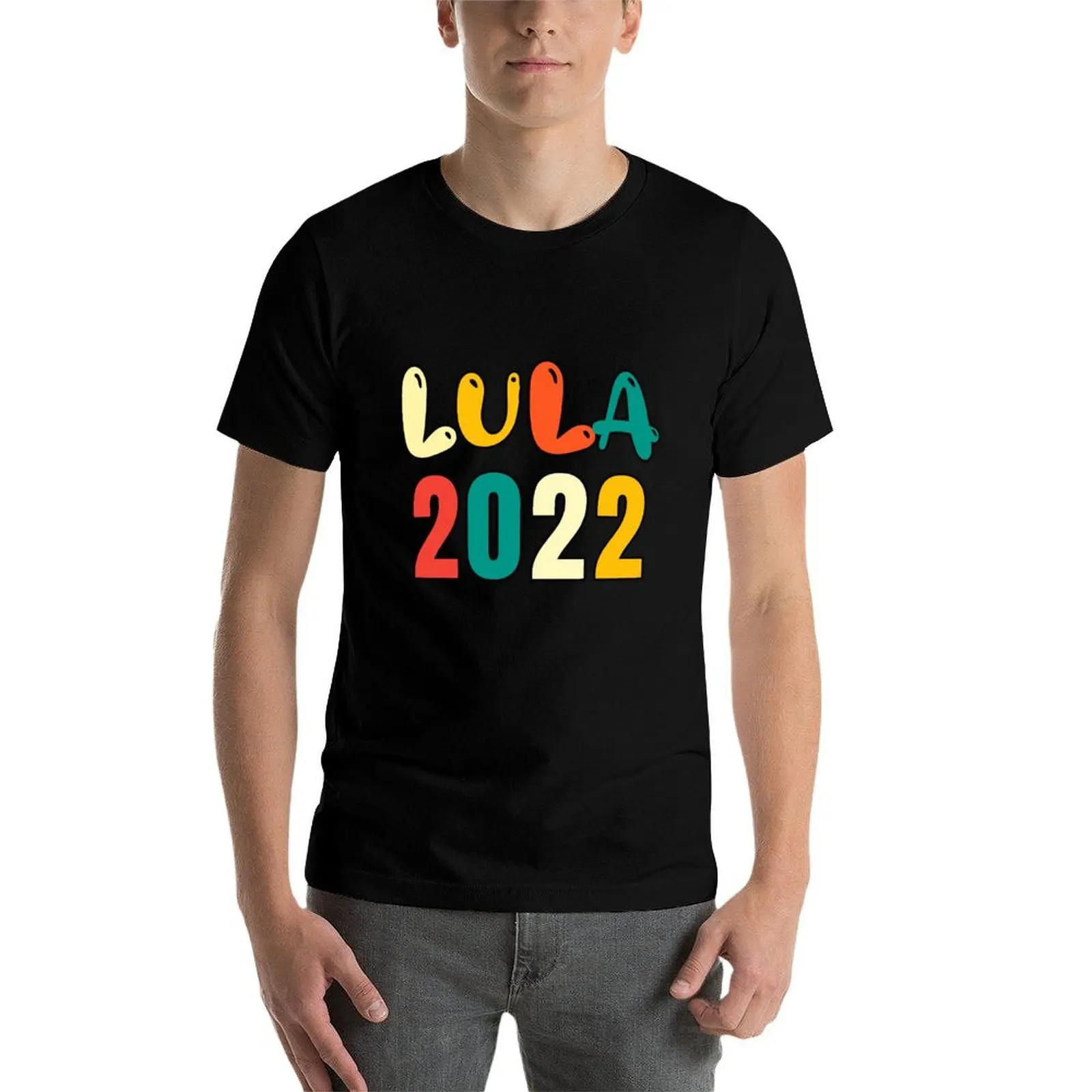 Lula 2022 camiseta para homem gráfico engraçado camisetas gráficas para homem camiseta