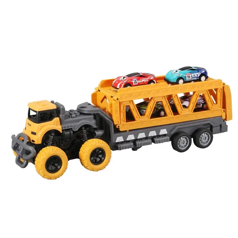 Super Large Catapult Truck Deformation Folding Track Alloy Car Model Storage Transport Vehicle Boy Toys