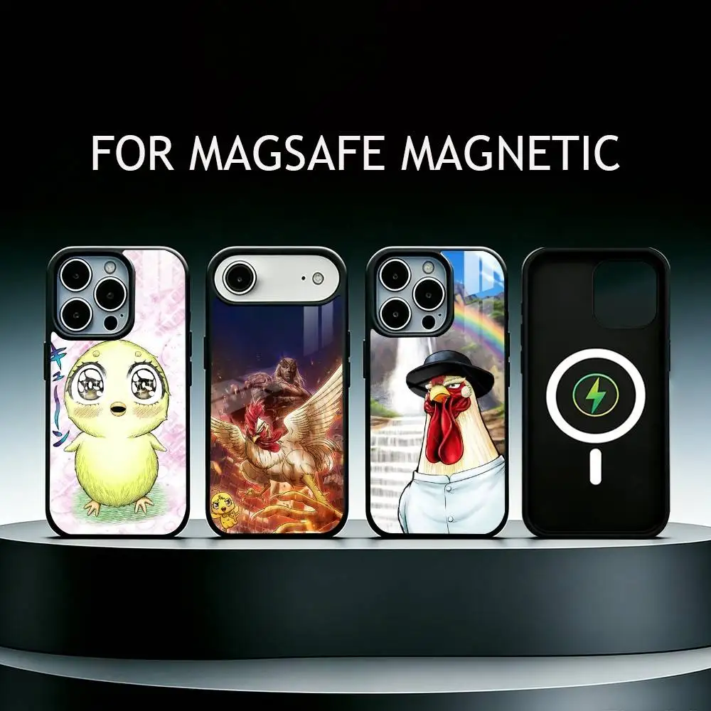 

Rooster Fighter Manga Anime Phone Case For iPhone17,16,15,14,13,12,11 Plus,Pro Supports Magnetic Wireless Charging