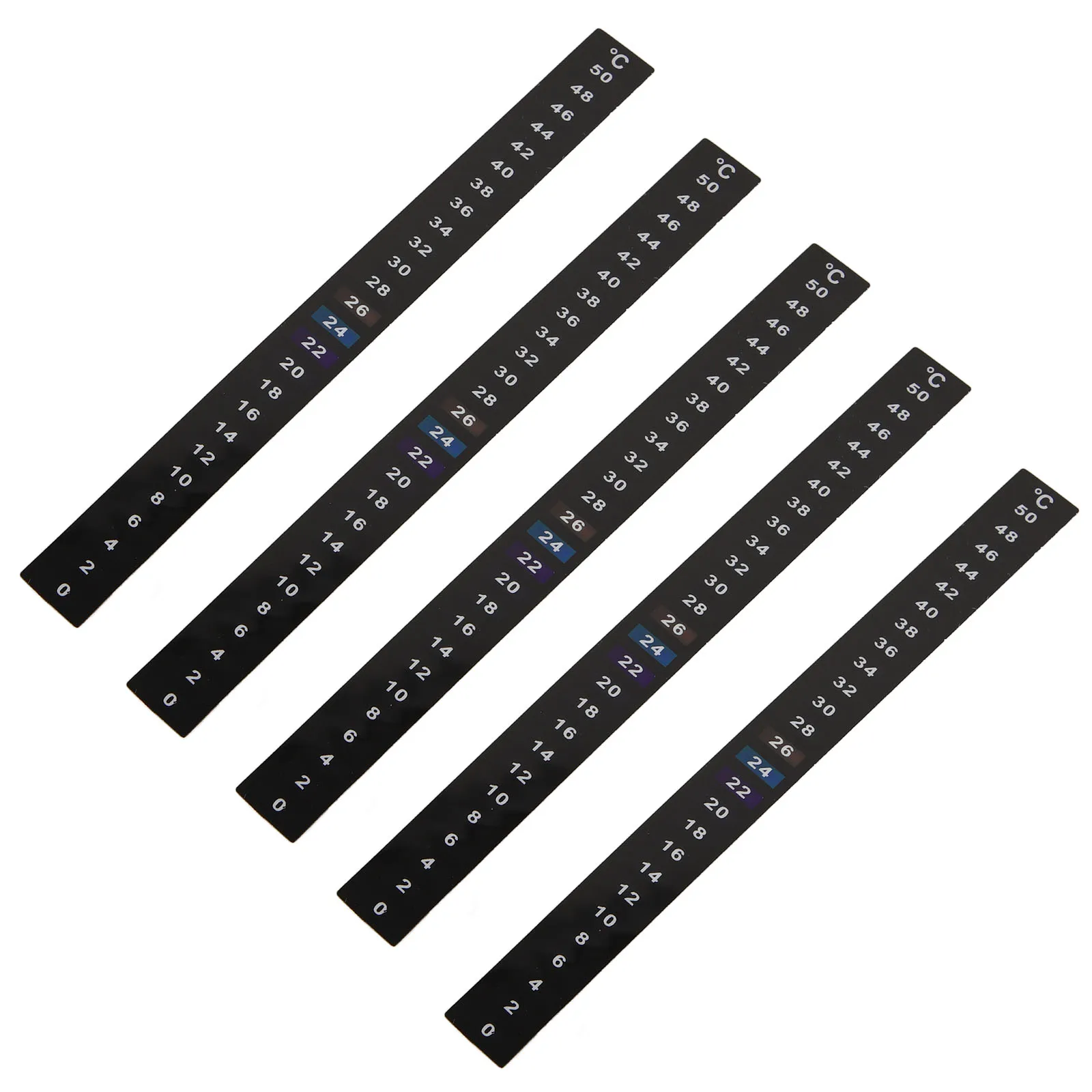 

5Pcs Adhesive Stick on Thermometer Strip for Brewing Fermentation Jar Temperature Monitoring Sticker Thermometer Sticker