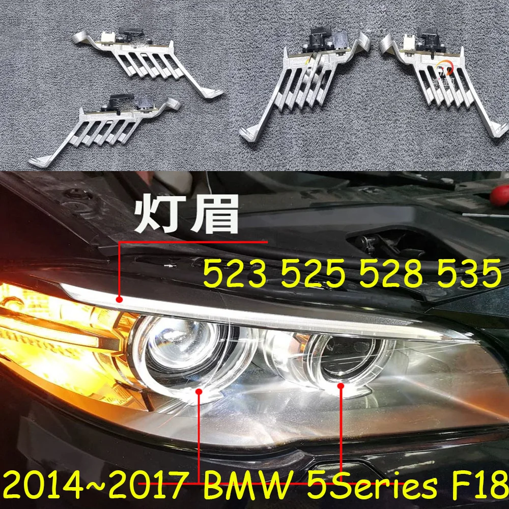 1pcs car bumper headlight for BMW 5series daytime light F18 523 525 528 535 car accessories headlamp for BMW fog light