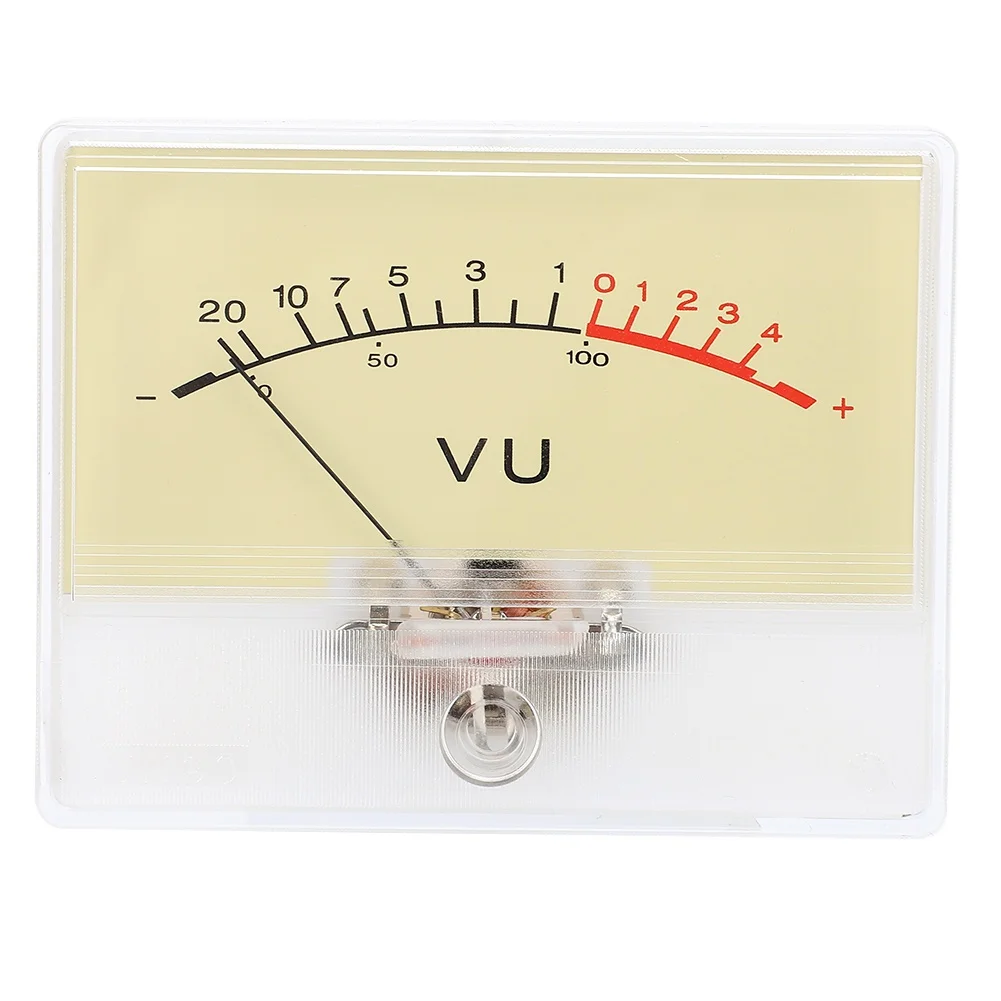 T‑90 High Accuracy DB Amplifier Level VU Meter Header with Light Bulb Audio Device Accessory