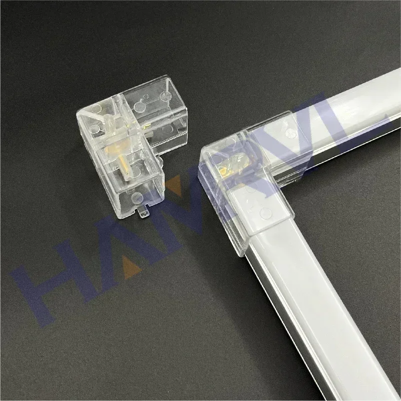 Hexagon Led Splicing Connector for honeycomb light Tube Ceiling Light For Auto Car Body Repair Led Workshop Garage V/Y/I/L/T