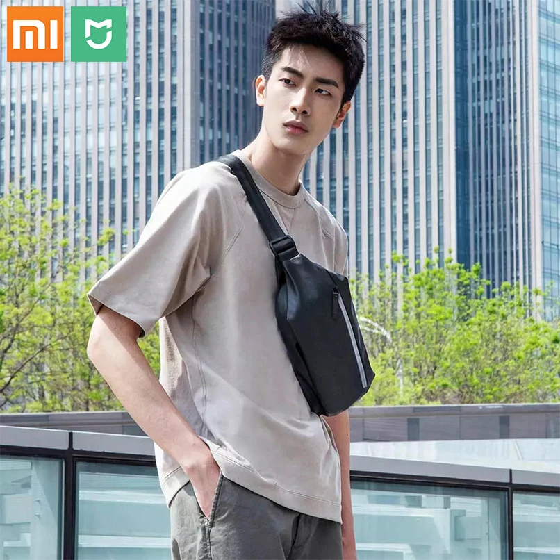 Mochila Xiaomi Mijia, bolso bandolera, paquete de pecho de ocio, tamaño pequeño, tipo hombro, mochila Unisex, bolso cruzado, poliéster de 2,25 L