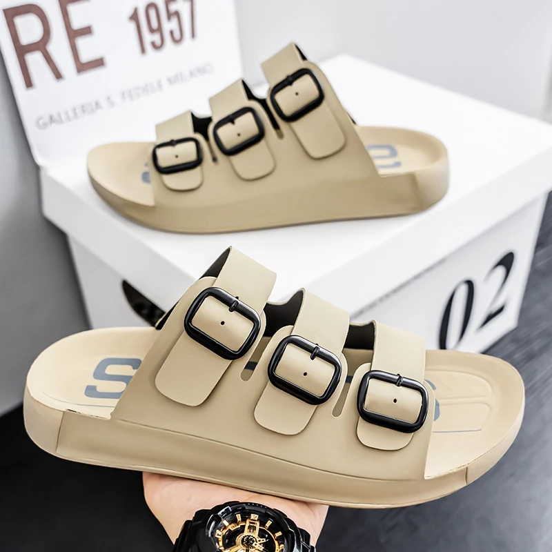 Sandali e pantofole da spiaggia casual da esterno di grandi dimensioni da uomo