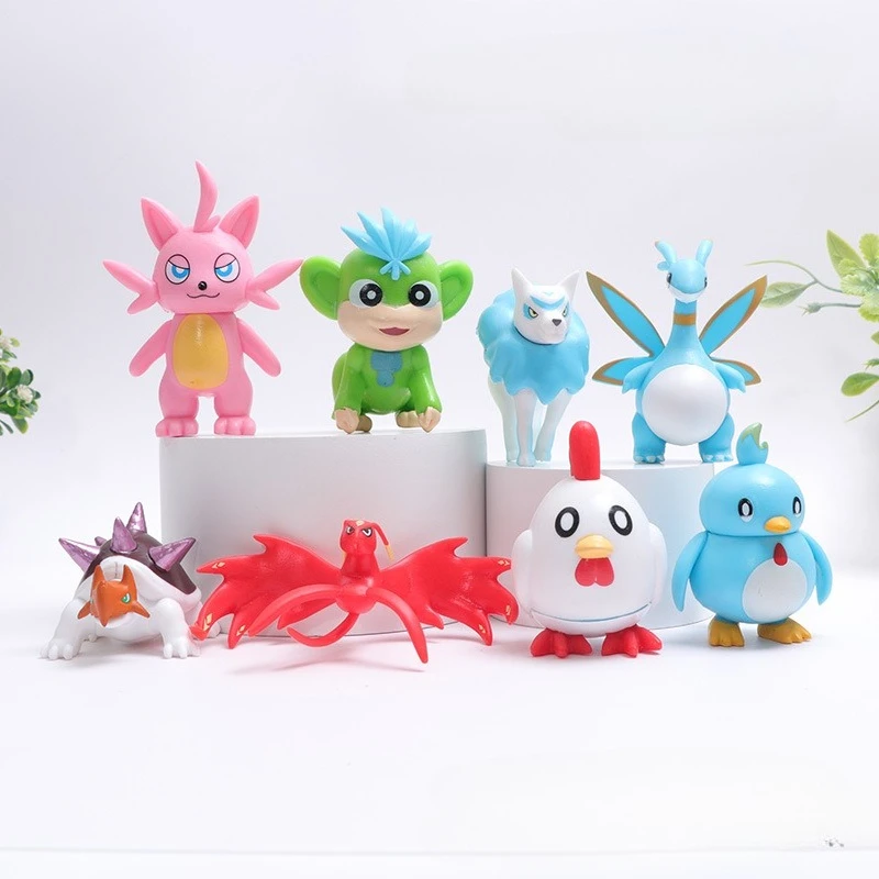 

4/8pcs Palworld Action Figure Chillet High Popularity GameModel Gk Models Boy Collection Desktop Decoration Ornament Toys Gifts
