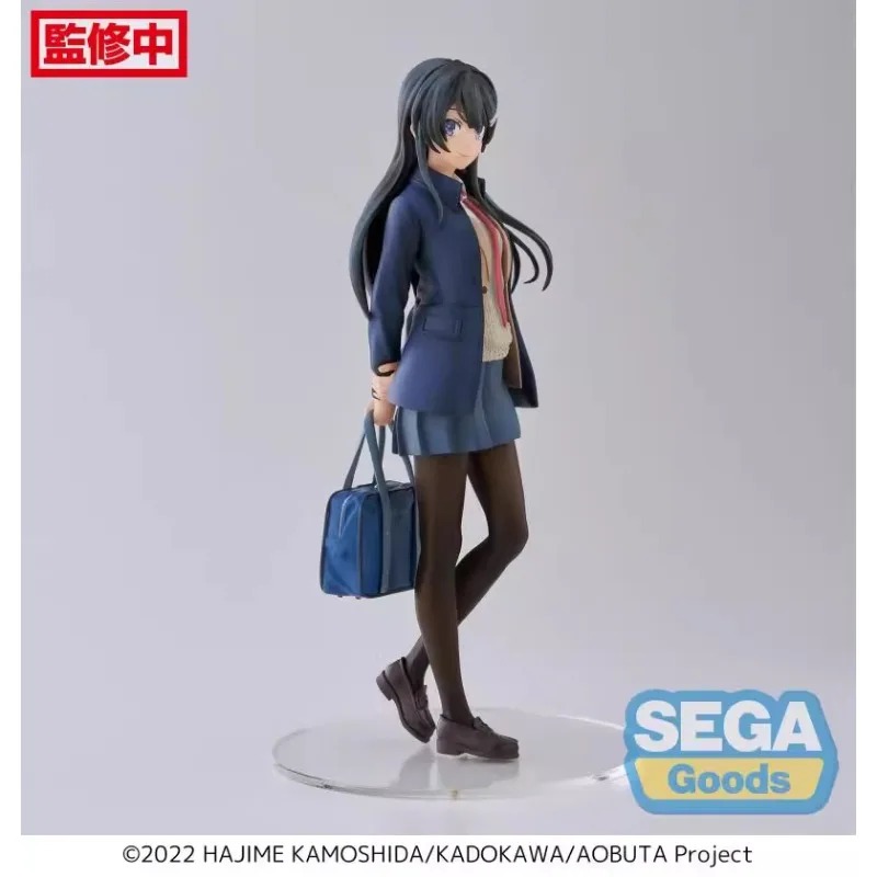 Original Genuine SEGA Luminasta Sakurajima Mai 18cm Static Products of Toy Models of Surrounding Figures and Beauties