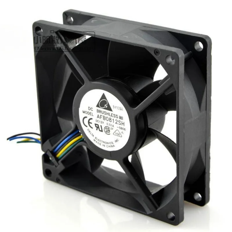 Afb0812sh-5 B06 8025 12V 0.51a Max Airflow Rate Ultra-Quiet Fan Afb0812sh