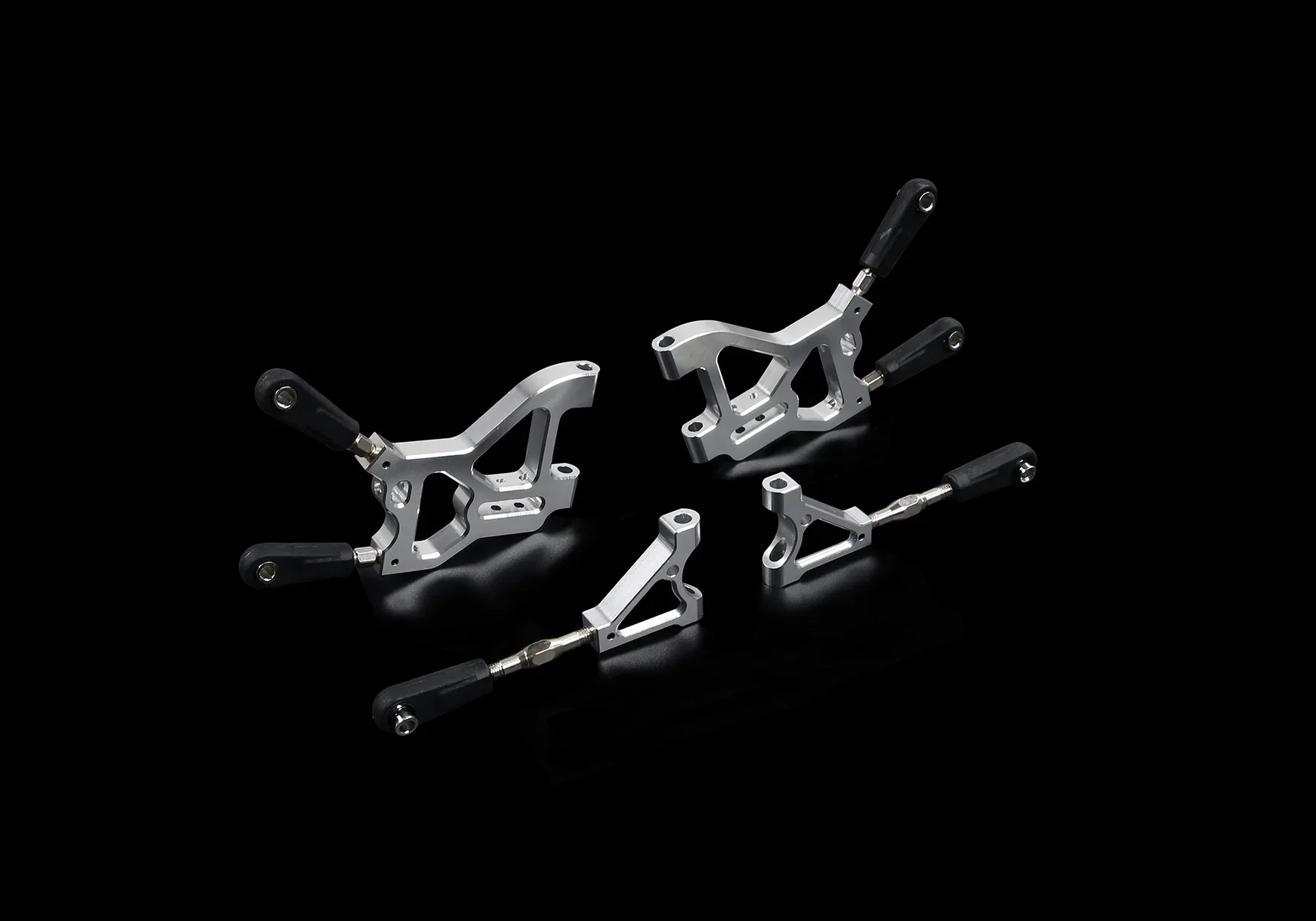 Alloy CNC Front or Rear Suspension Arm Set Fit for 1/6 HPI FG Monster Hummer Truck ROFUN ROVAN Big Monster RC CAR Toys PARTS