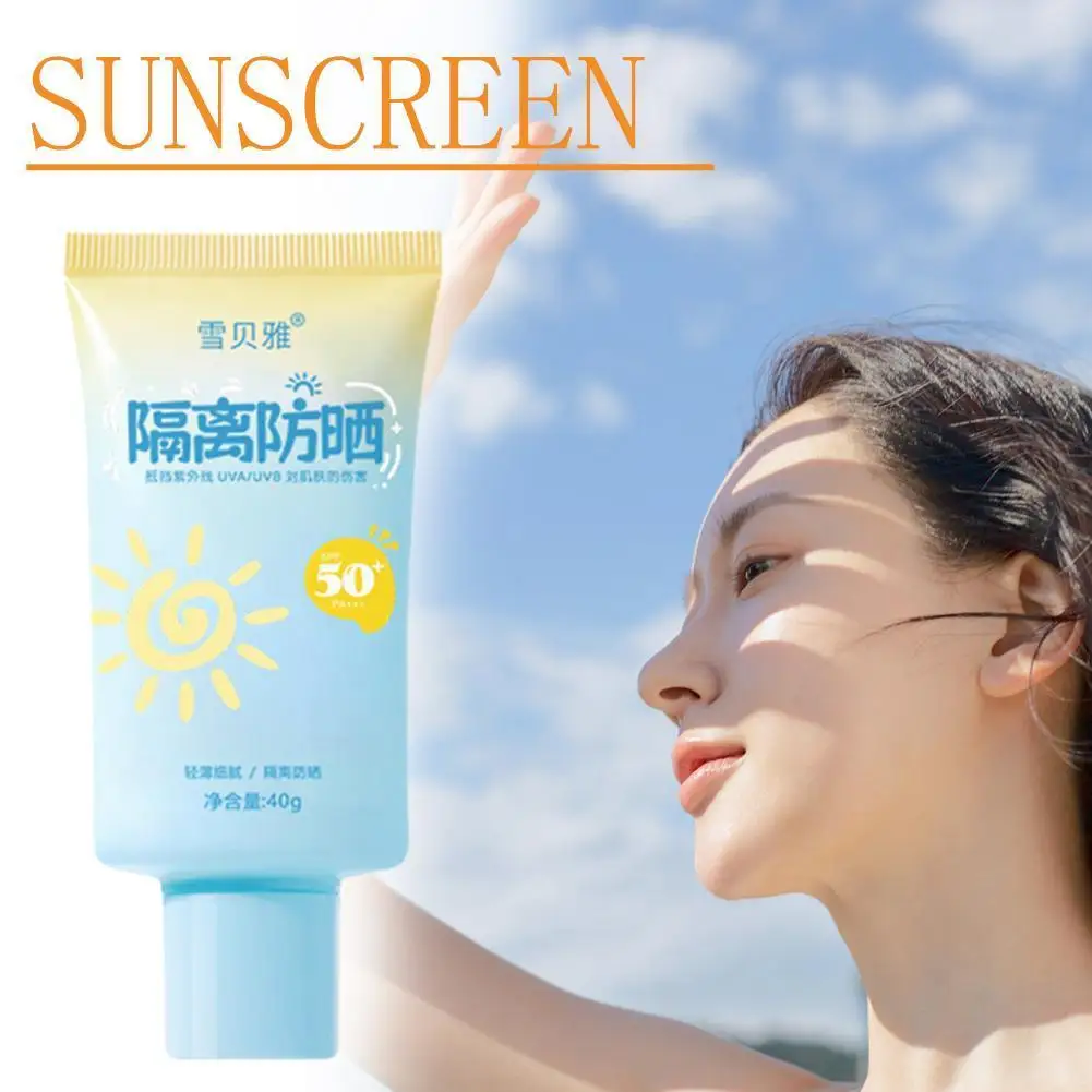 

40g Body Sunscreen Serum Sunblock Skin Protective Cream Whitening Moisturizing Anti-Aging Protective Skin Cream T0L6