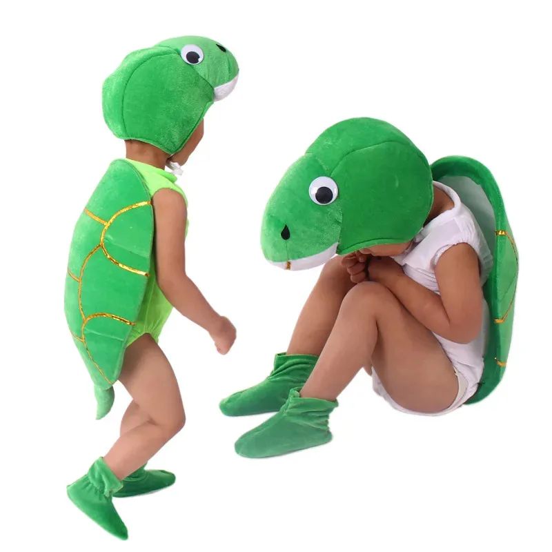 

Halloween Children's Cartoon Animal Turtle and Rabbit Performance Clothing Children's Day Party Cosplay Stage Costumes