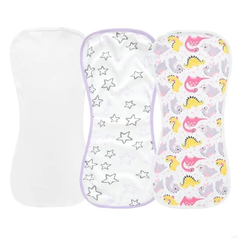 Babyvoedingsslab katoenen spuugdoekjes voor zuigelingen, 1 set speekselhanddoek zacht en ademend katoenen slabbetje douchecadeau