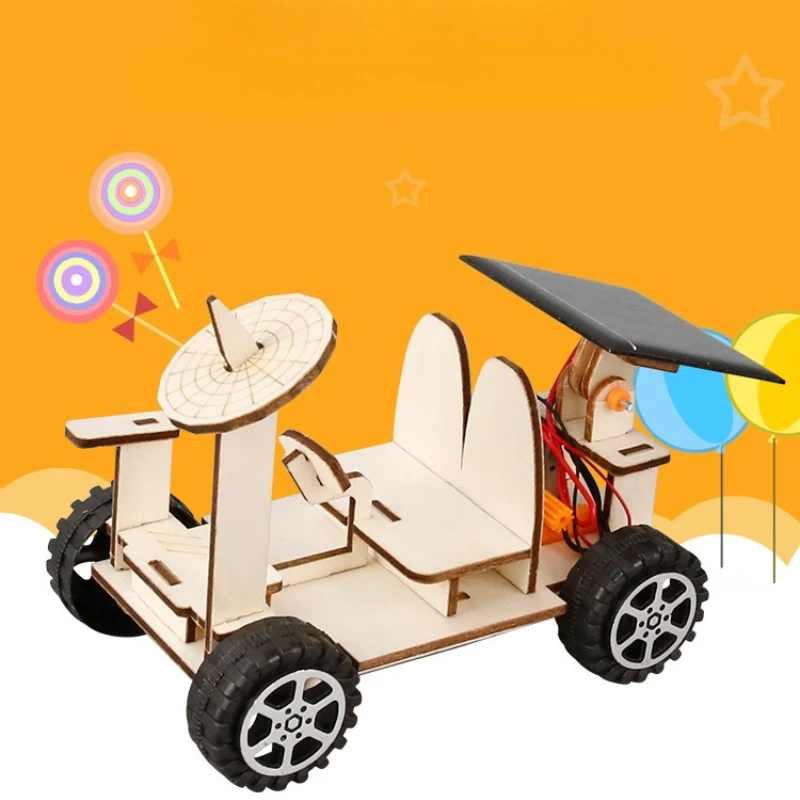 Mars Rover Base DIY Science Kit STEAM Educational Exploration Car Model Handmade Material Pack Physics Experiment Invention