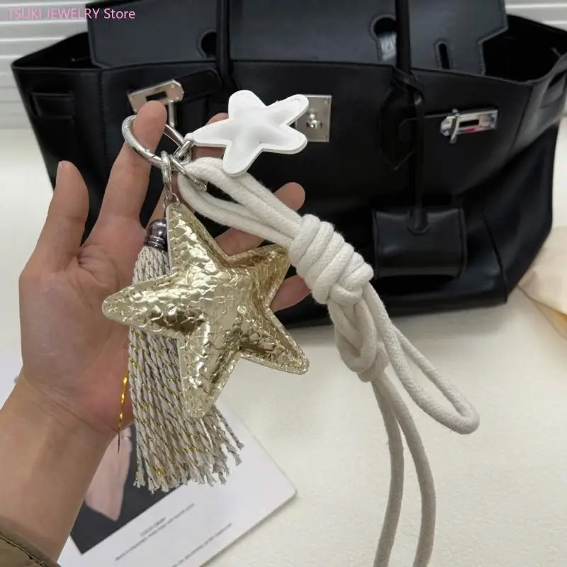 62ke headed braided keychain bag bage prespag accessories backpack pendant pendant charm keychain keychain rolements hanging