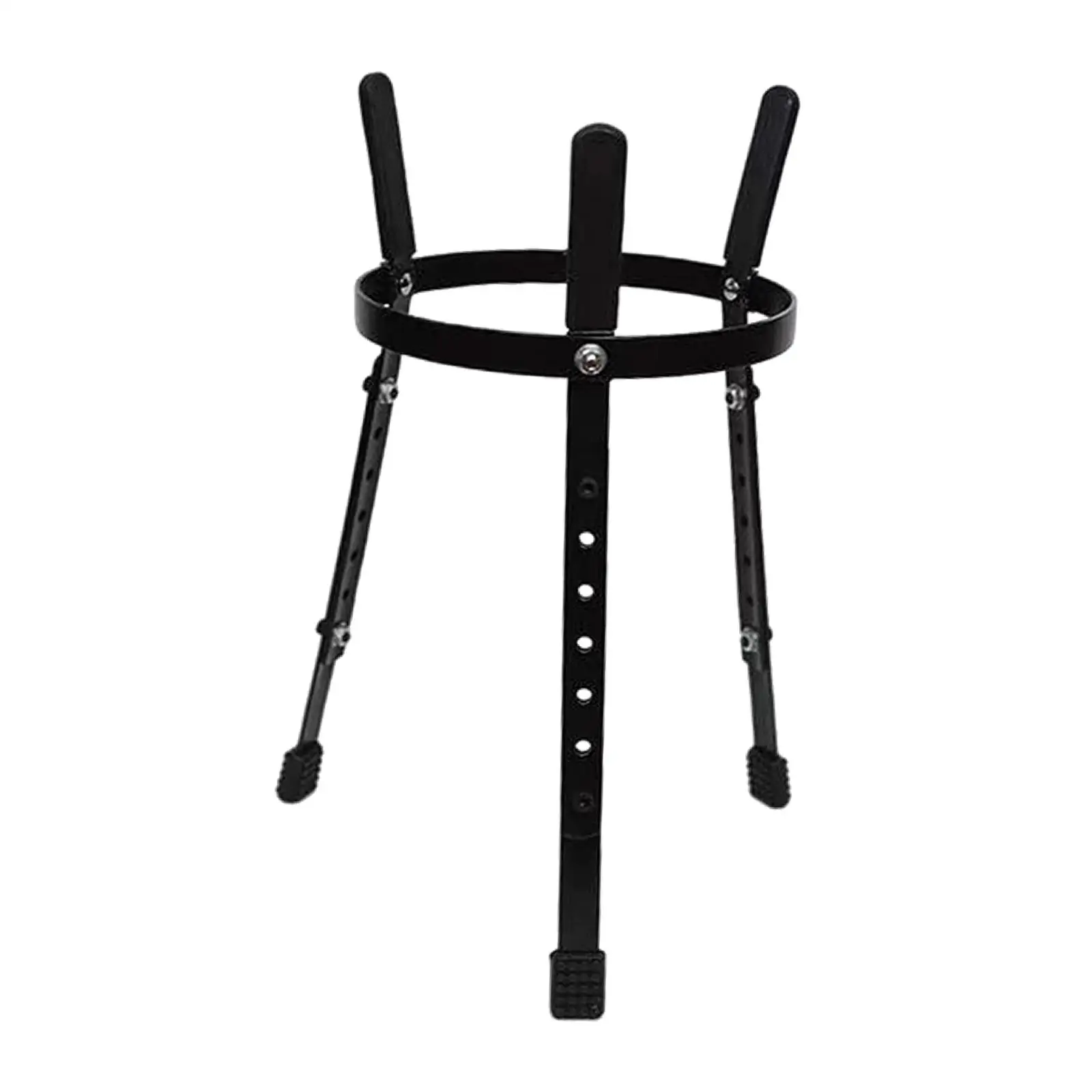 Drum Parts and Hardware Adjustable Iron Seated Barrel Stand for African Djembes Drum Set Accessories
