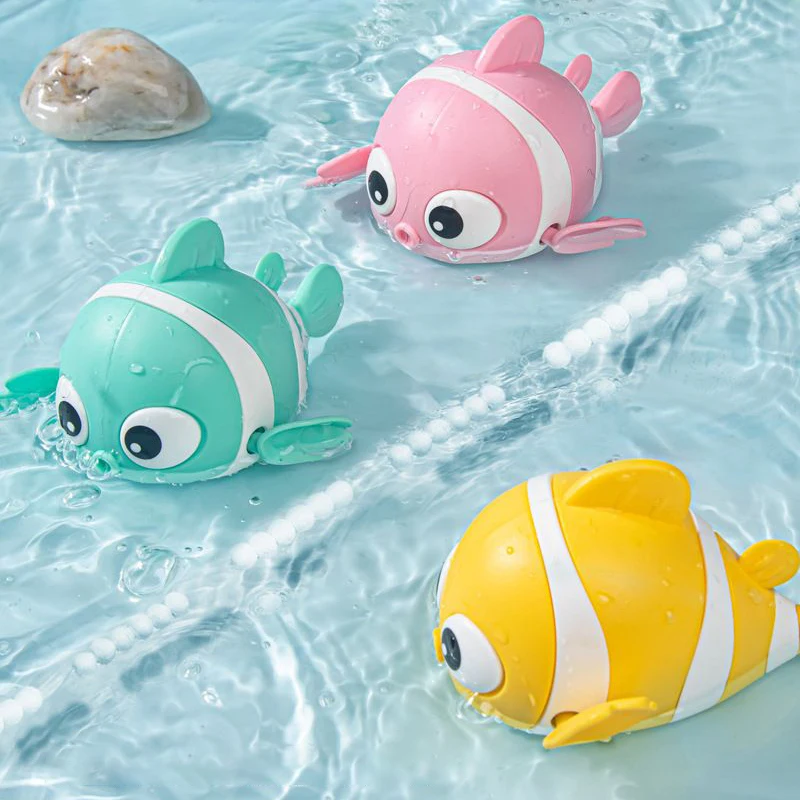 Baby Bath Toys Swing Clownfish Sprinkler Bathtub Spray Water Bath Toy Pool Bathroom Baby Toy for Toddlers Infant Kids Boys Girls