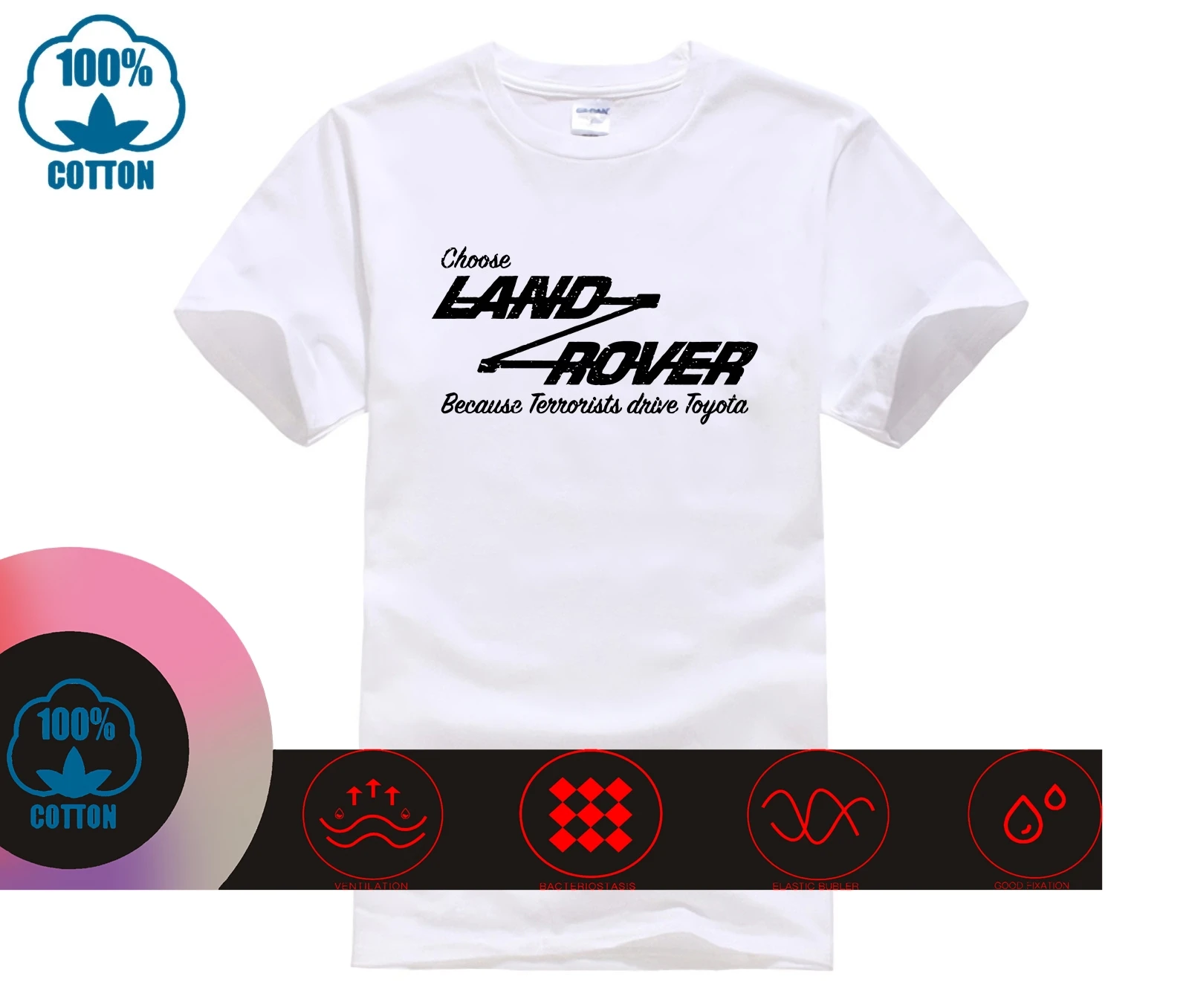 Camiseta para hombre Land Defender 90 110 One Life rover Live it Off Road hombres impresión camiseta de manga corta tendencia