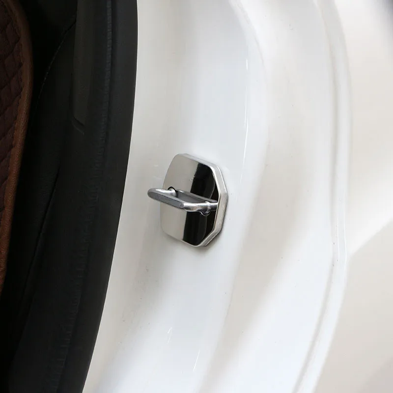 Stainless Steel Door Lock Protective Cover for Ford Focus 2 Fiesta Ranger Mondeo Kuga Escape Fusion Accossories Car Styling