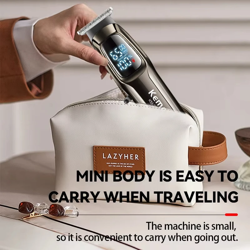 เครื่องตัดผมไฟฟ้า Kemei KM-2273 แบบชาร์จได้ ไร้สาย สำหรับช่างตัดผมมืออาชีพ เครื่องตัดผมสำหรับผู้ชาย