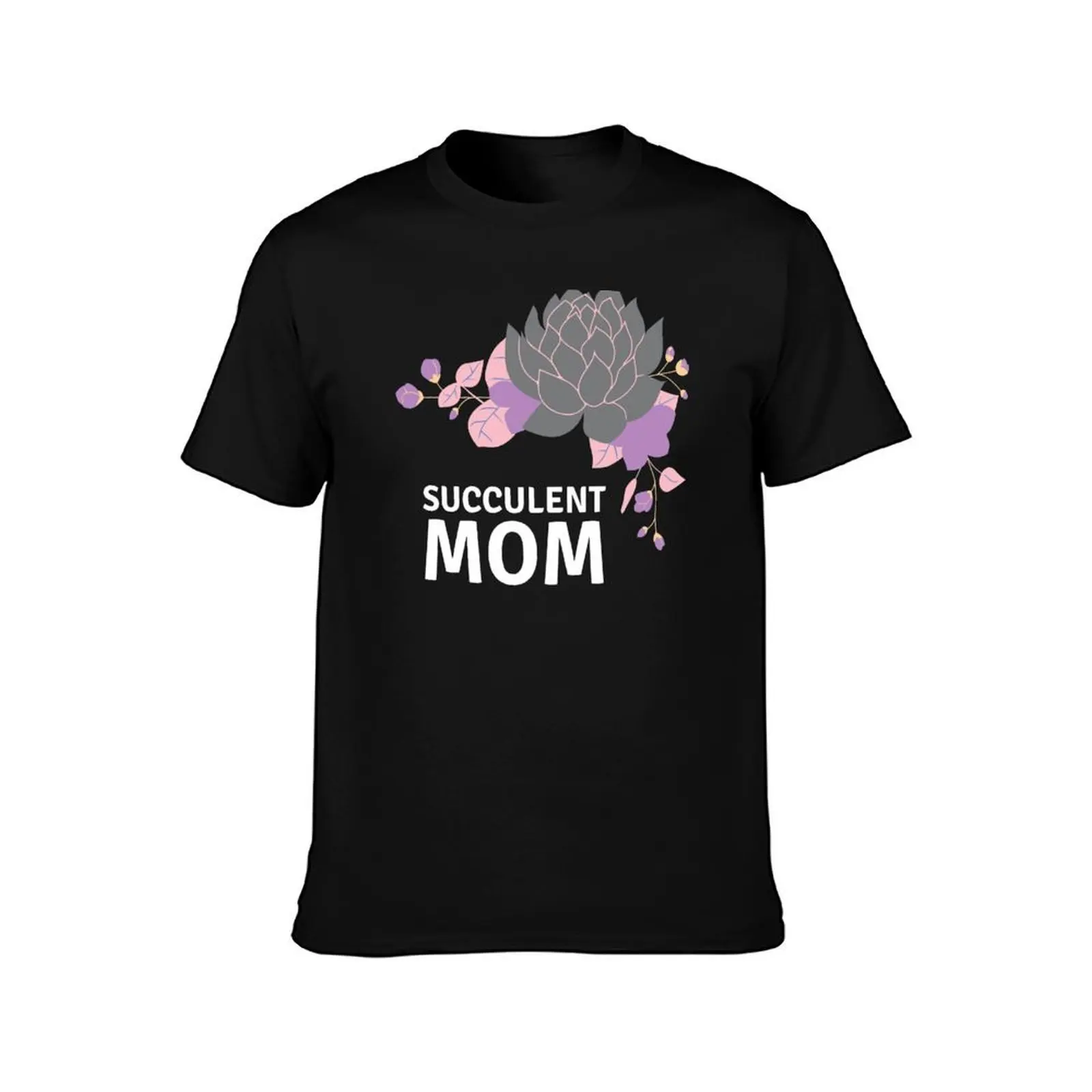 Succulent Mom T-Shirt All Weather Casual Short Sleeve