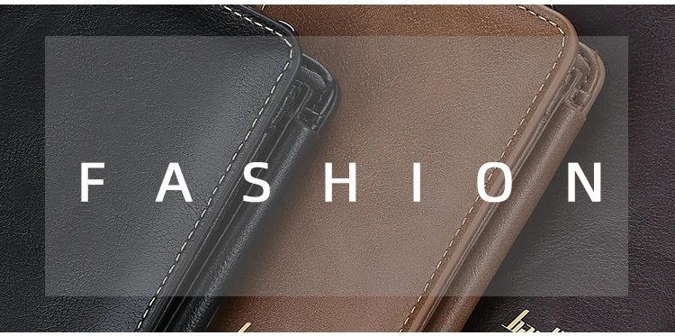 Brand Men PU Leather Short Wallet With Zipper Coin Pocket Vintage Big Capacity Male Short Money Purse Card Holder New