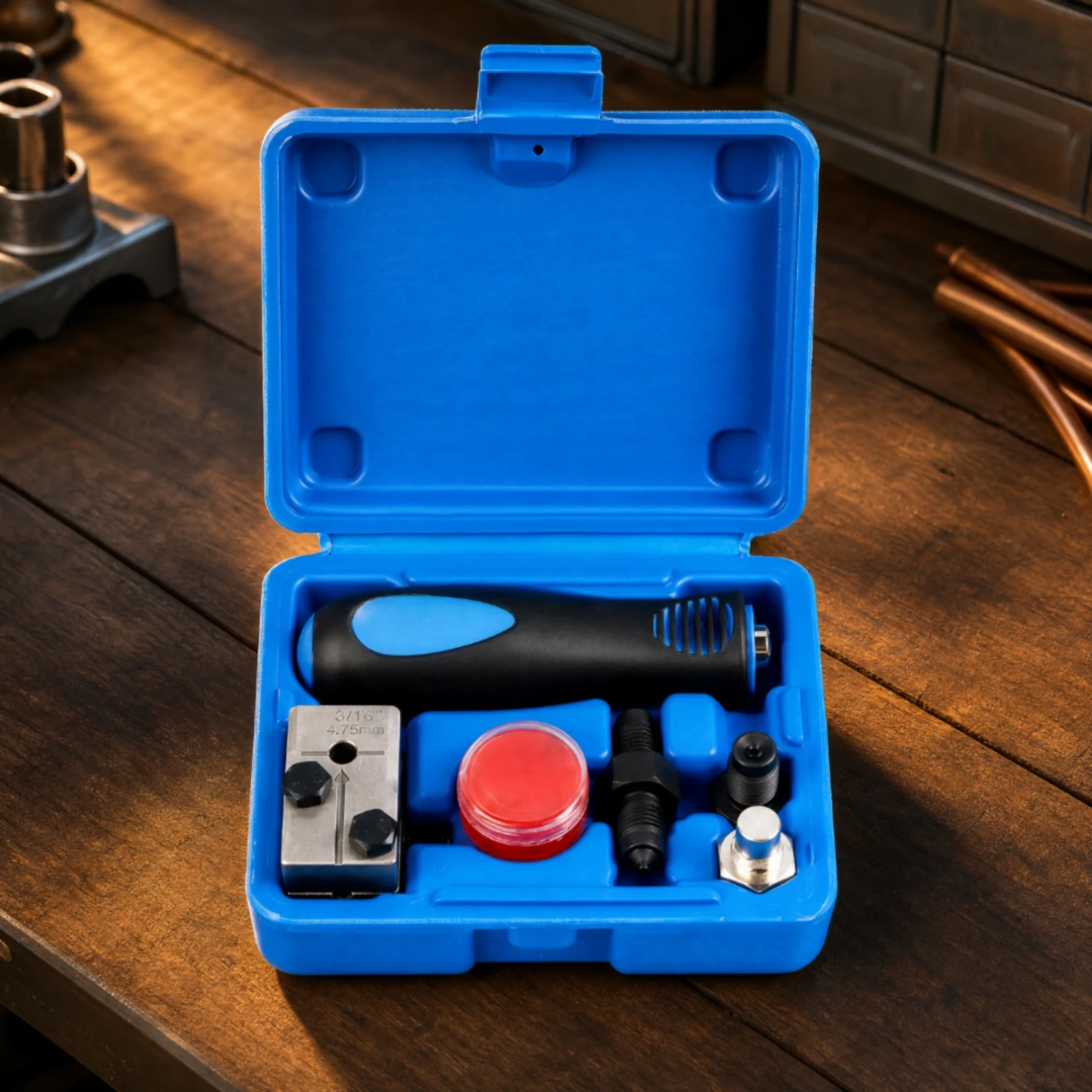 Alloy Brake-Line Flaring Tool Allmulti-Function 4.75 Mm Tubing Flaring Tool Easy to Use Practical for Automotive Mechanics