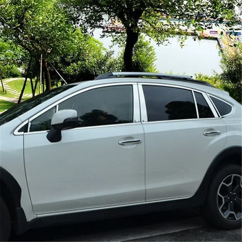 

WELKINRY For Subaru XV Crosstrek GP 1st Generation 2012-2017 Car Body Door Window Central Middle B C Pillar Column Post Trim