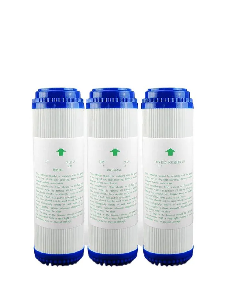 10 pouces UDFGranular charbon actif coquille de noix de coco filtre cartouche purificateur d'eau accessoires filtre