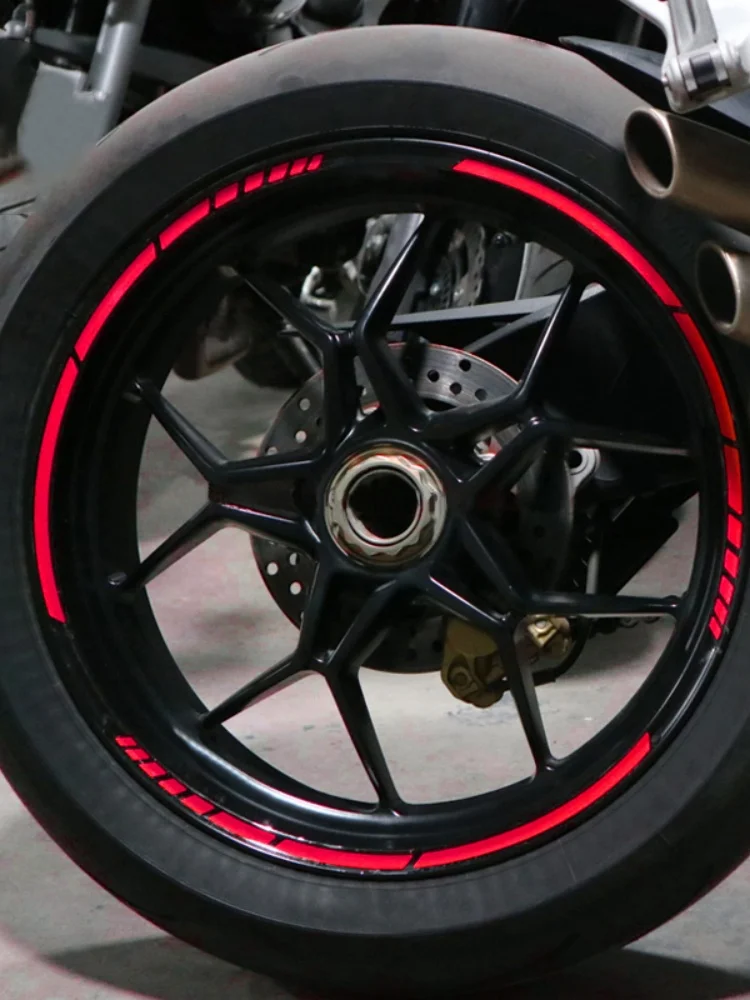 AliExpress NONE Motorcycle Reflective Sticker Car Tire Decals Trim Strips Universal Bike Wheel Sticker Waterproof Wheel Rim Tape 17'18'
