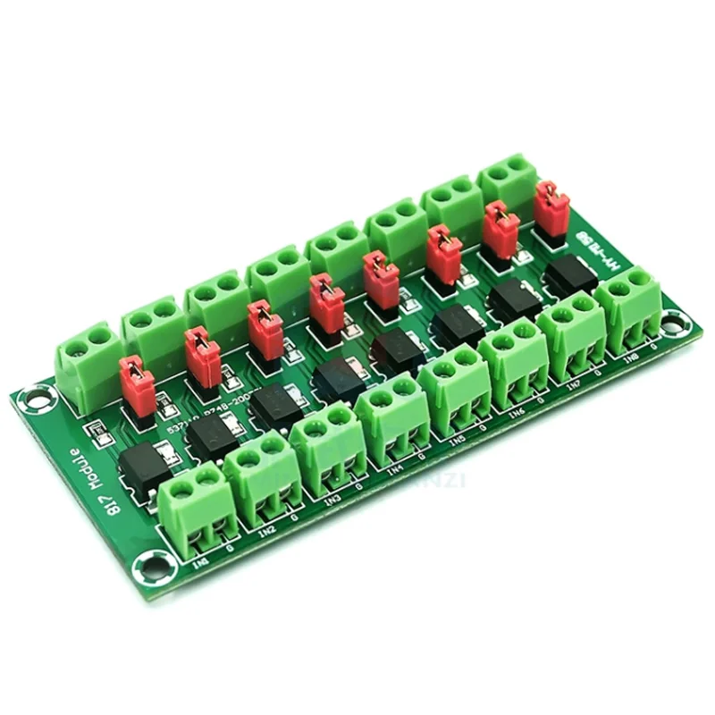 817 Optocoupler 2/4/8 way voltage isolation board Voltage control adapter module Driver Optical isolation module