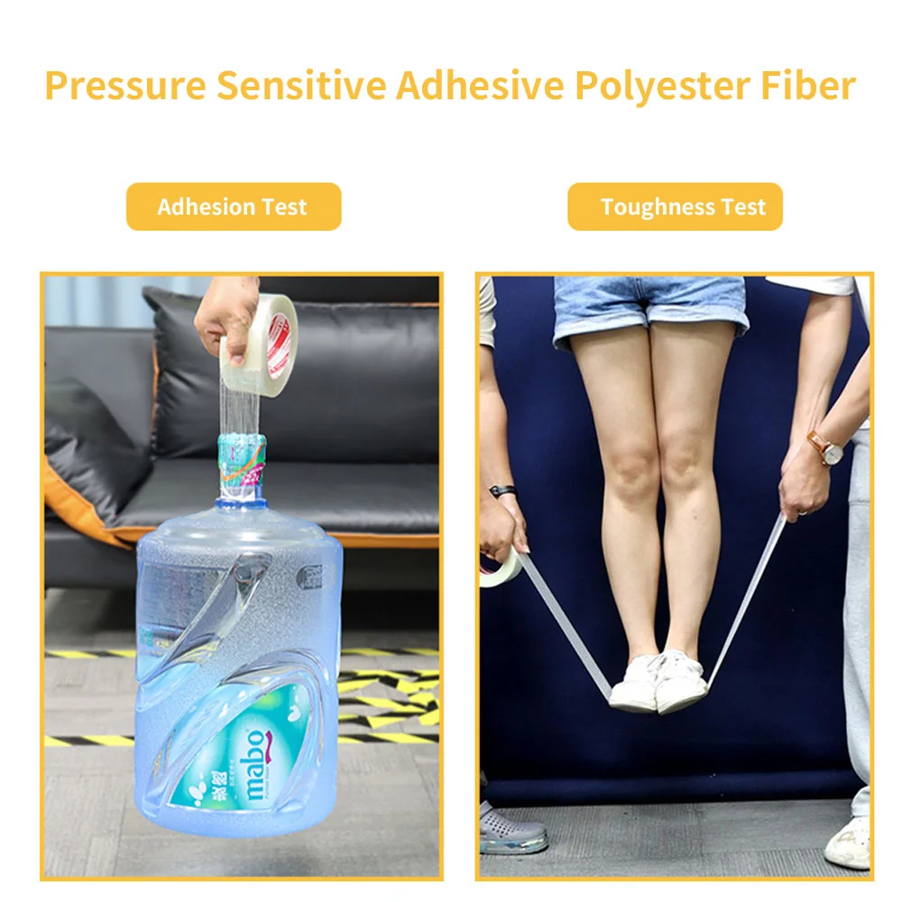 25/50m Mesh Fiber Tape Furniture Fixed Installation Sealing Packaging Enhanced Single-Sided Wear-Resistant High Viscosity