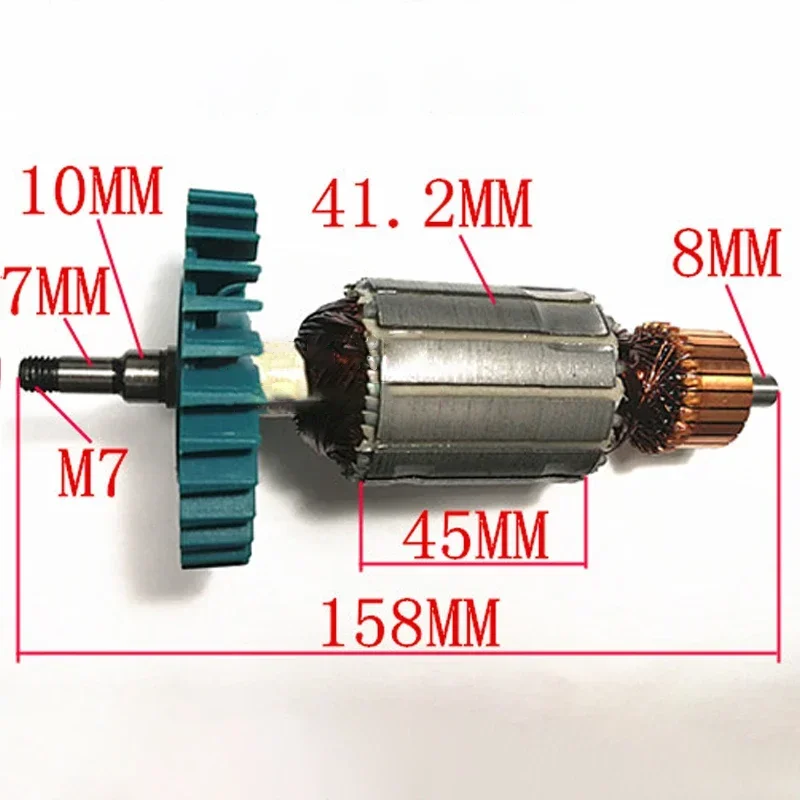 AC220-240V Armature Rotor for Makita GA6010 GA5020 GA5020Y GA6020 GA5010 GA6010Z GA5010Z Rotor Anchor Stator Angle Grinding