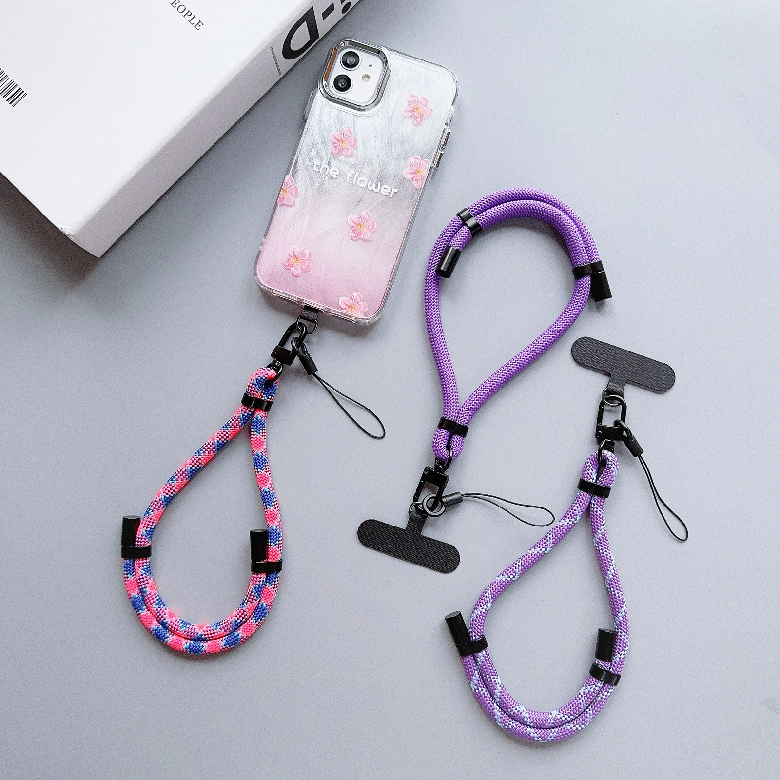 

Creative adjustable mobile phone universal lanyard wrist strap Durable hand strap mobile phone pendant accessories