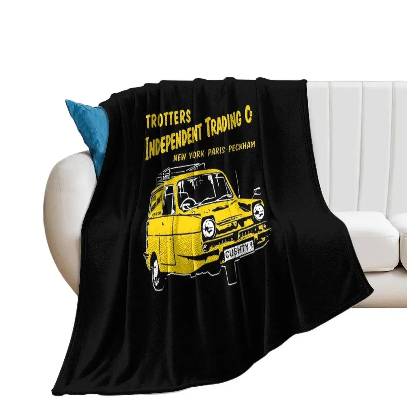 Trotters Independent Trading Co. Classic T-Shirt Throw Blanket Bed Fashionable Bed Blankets