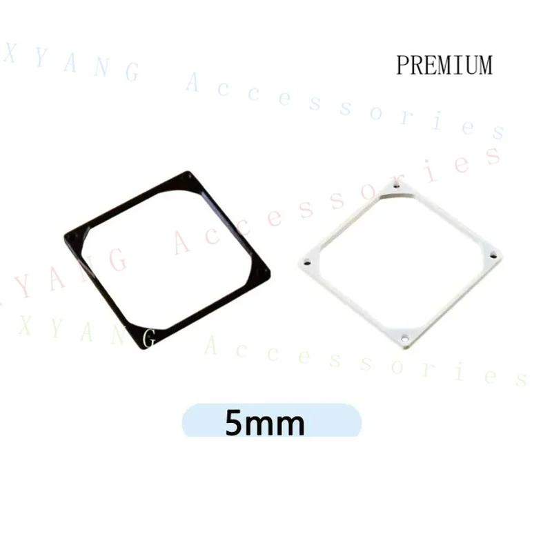 N+ 92mm PC Case Fan Riser Bracket, Fake Radiator Modification Fan Spacer, Screws Included
