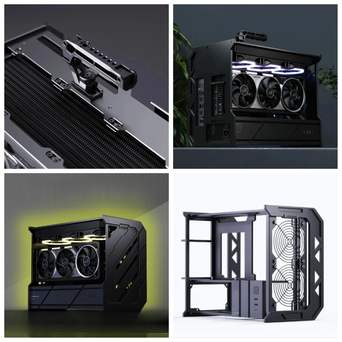 For VEDDHA DEFENDER 02 CNC Aluminum Open-Frame Case - ITX-Only Modular Water Cooling Cabinet for MOD Gaming PCs