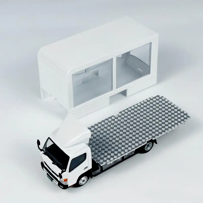 Tarmac Works 1/64 Mitsubishi Fuso Canter Legering Speelgoedmotor Diecast Metaal Model Cadeau