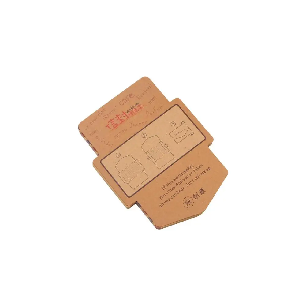 45 pcs/set Kraft Paper Student Stationery Notepad Memo Pad Writing Pads Envelope