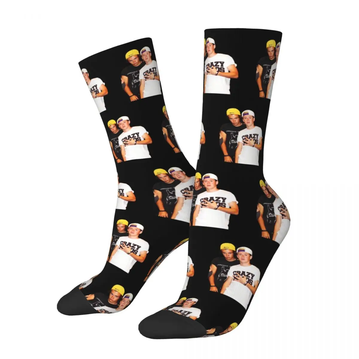 Retro Men\'s Women\'s Harry And Niall Horan Love On Tour Socks Accessories Basketball Socks Cute Wonderful Gifts