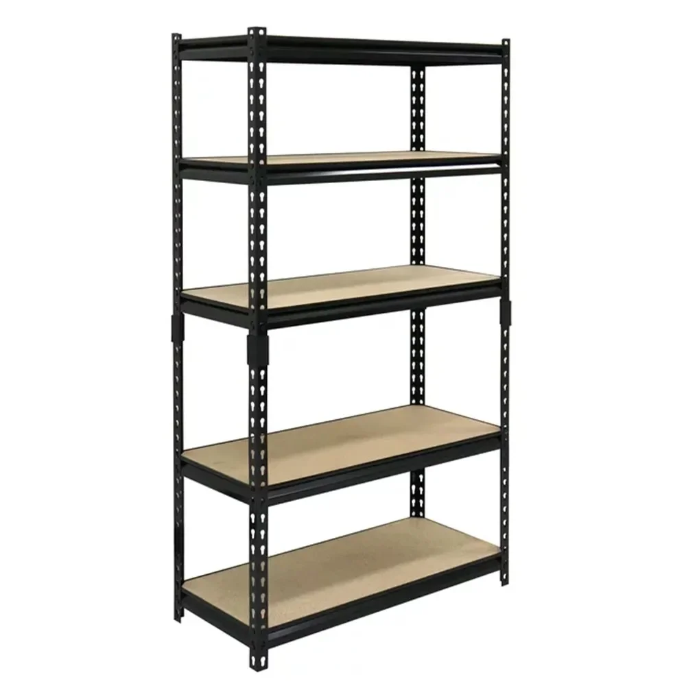 

Juggernaut Storage 30"W x 12"D x 60"H Five-Shelf Steel Shelving Unit 4000 lb Capacity Black