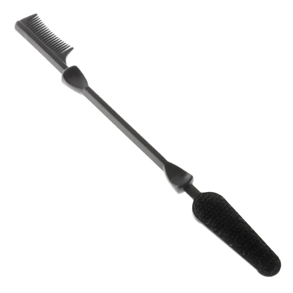 Dual-Sided Comb Brush for Fly Tying, Soft Bristles & Fine Comb, Shaping Dubbing and Streamer Fibers