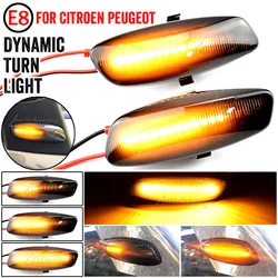2x For Citroen C4 Coupe Picasso C3 C5 X7 DS3 DS4 Peugeot 207 308 RCZ Dynamic Led Turn Signal Indicator Sequential Blinker Light