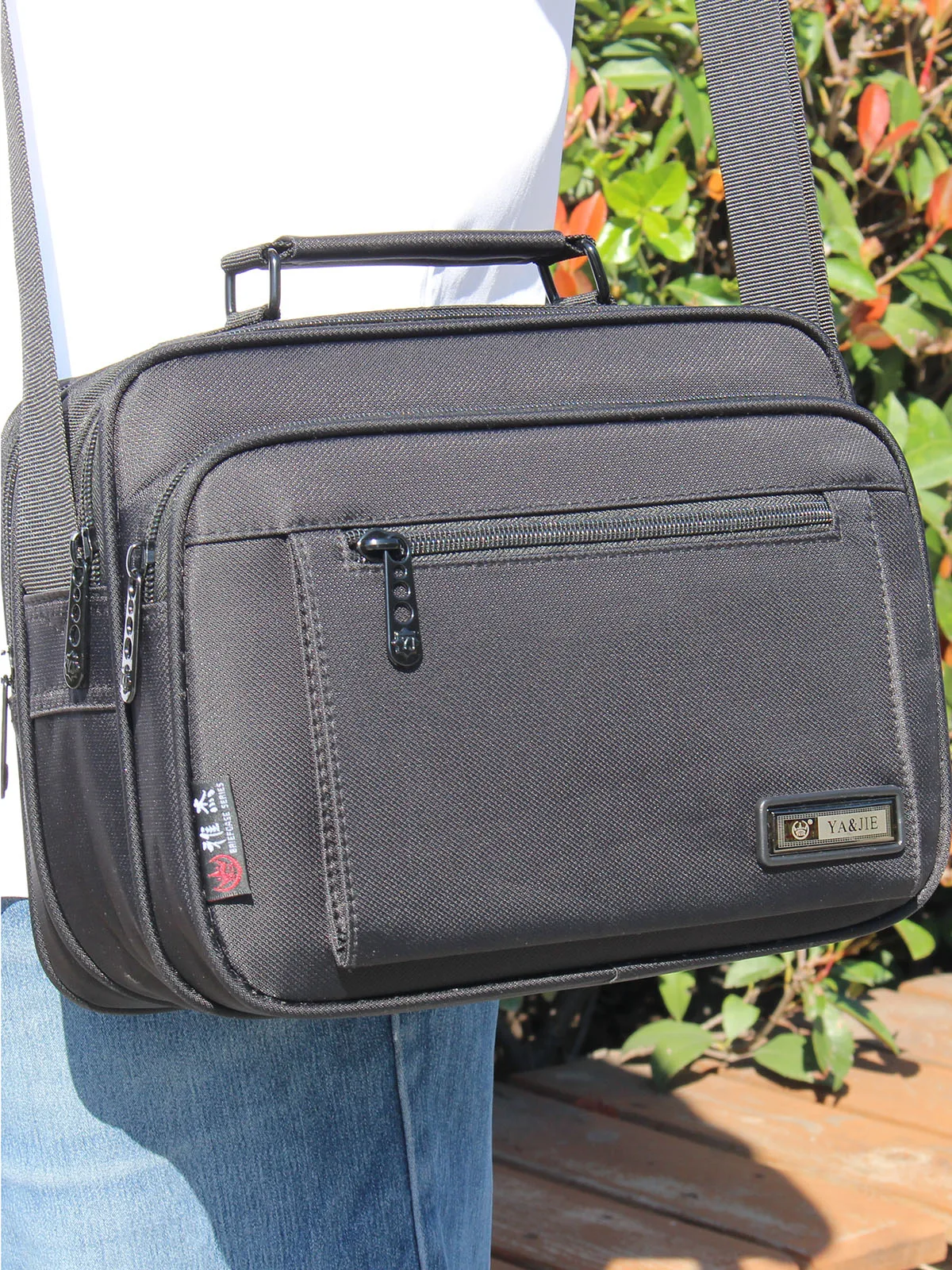 

Men's Large Capaci Crossbody Bag for Commuting Busin Casual Nylon oulder Bag Handbag Single Strap Bapa for Youth