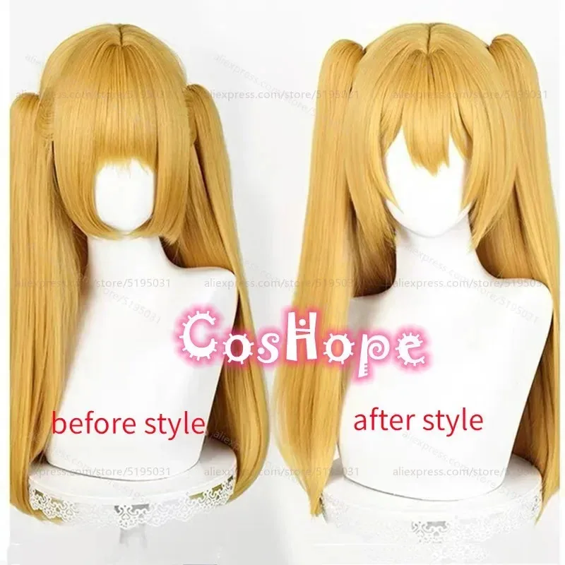 ريسيسا أمانو مع ذيل حصان مزدوج شعر مستعار ميريلا ميكاري تاتشيبانا كوسبلاي أنيمي مقاوم للحرارة شعر مستعار اصطناعي؛ 2، r'6؛ t.