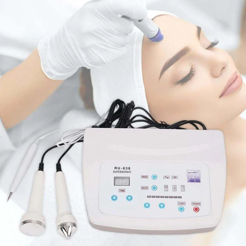 Cuidado de la cara 3 en 1 máquina ultrasónica mancha tatuaje eliminación de pecas antienvejecimiento masajeador Facial pluma de Plasma herramienta de cuidado de la piel